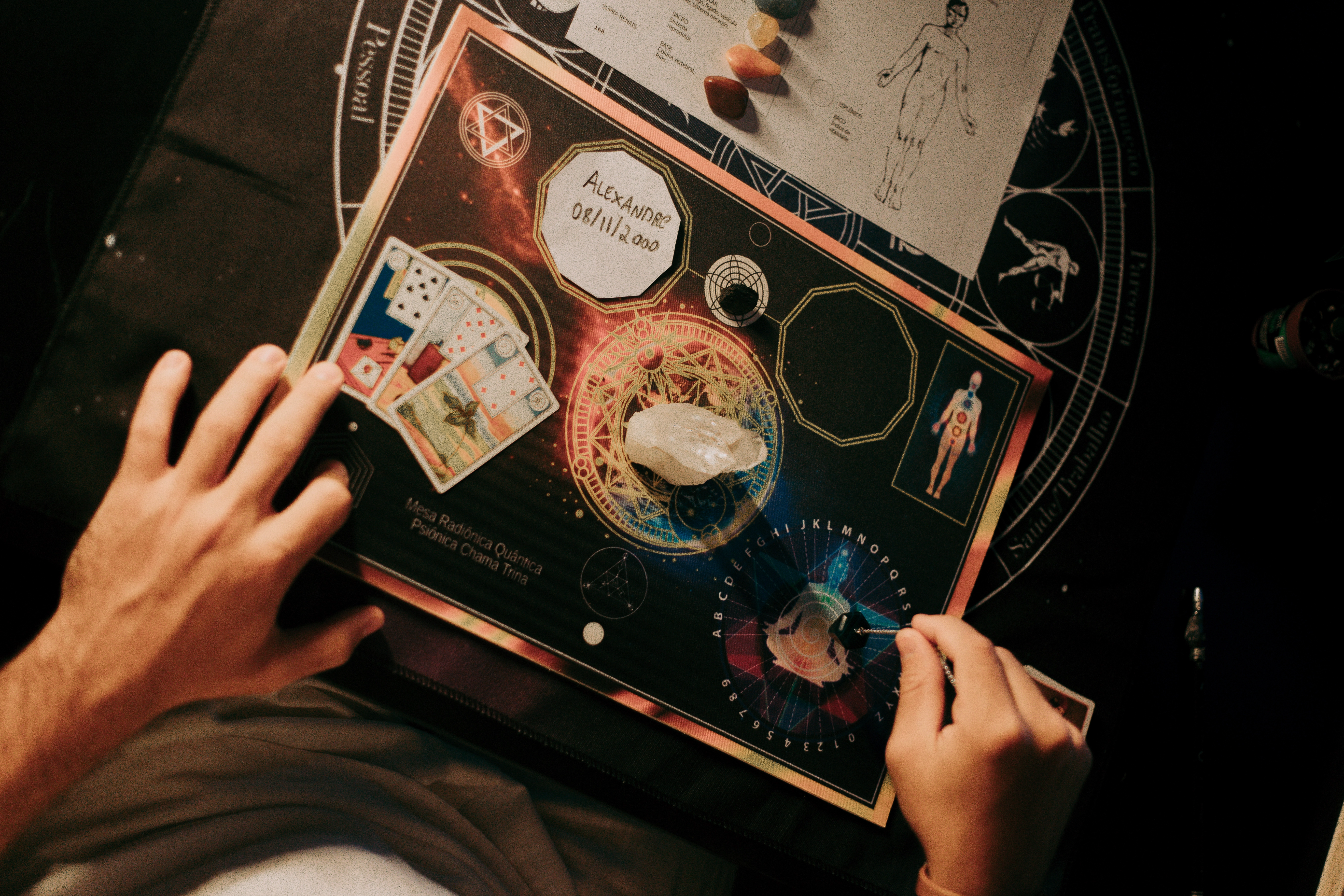 Mesa Radiónica Cuántica Psiónica, Llama Trina